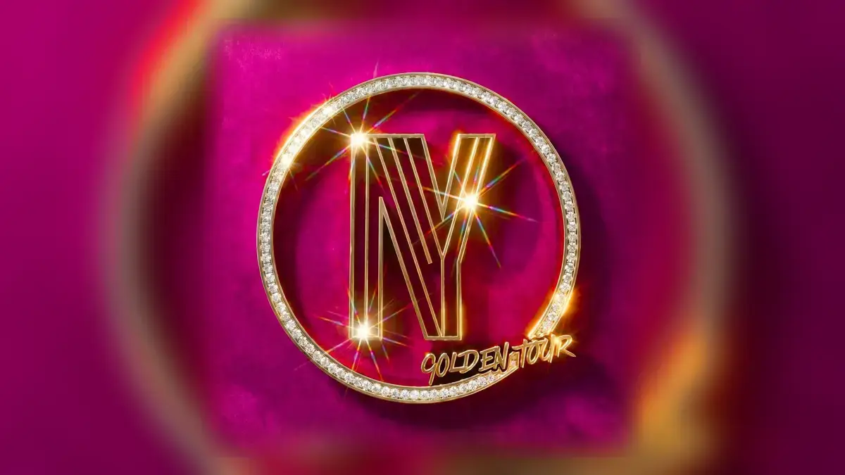 Logotipo de la Orquesta New York para su espectáculo Golden Tour 2026