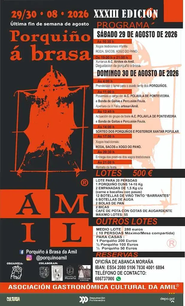 Festa do Porquiño á Brasa da Amil 2026