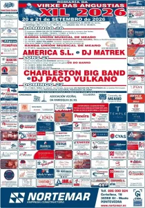 Programa de la Romaría da Virxe das Angustias de Xil 2026 en Meaño